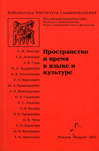 Пространство и время в языке и культуре. 