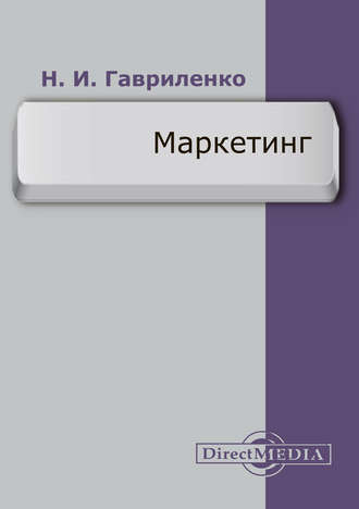 Маркетинг. Николай Гавриленко