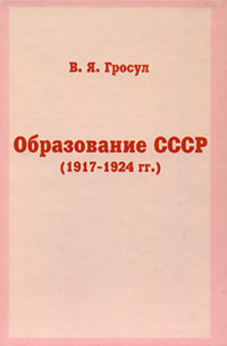 Образование СССР (1917-1924 гг.). Владислав Гросул