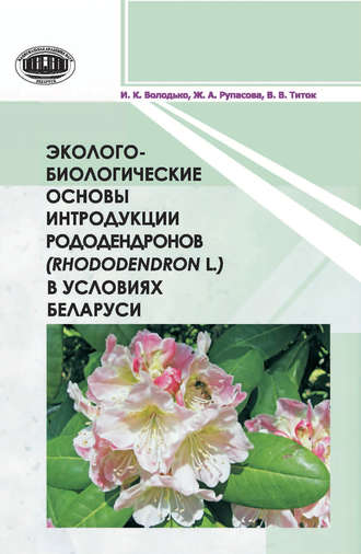 И. К. Володько. Эколого-биологические основы интродукции рододендронов (Rhododendron L.) в условиях Беларуси