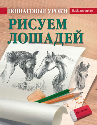 Пошаговые уроки рисования. Рисуем лошадей. 