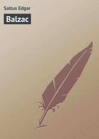 Saltus Edgar. Balzac