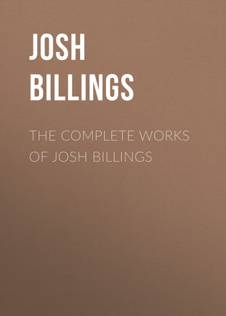 Billings Josh. The Complete Works of Josh Billings