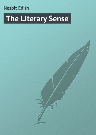 The Literary Sense. 
