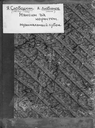 А. Любимов. Максим за корытом