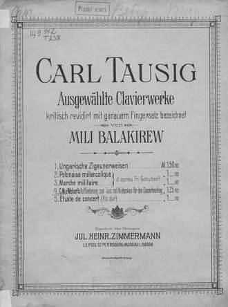 C. M. v. Weber's Aufforderung zum Tanz mit Arabesken fur den Concertvortrag. Карл Таузиг