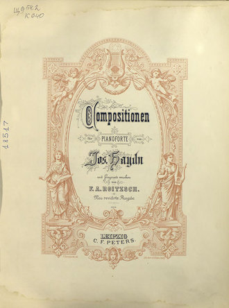 Йозеф Гайдн. Compositionen fur Pianoforte v. Jos. Haydn