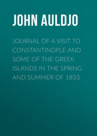 Auldjo John. Journal of a Visit to Constantinople and Some of the Greek Islands in the Spring and Summer of 1833