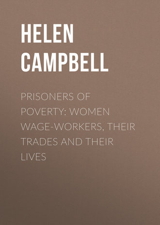 Campbell Helen. Prisoners of Poverty: Women Wage-Workers, Their Trades and Their Lives