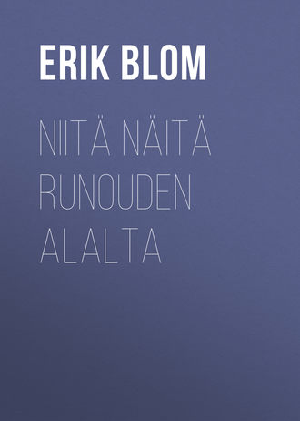 Erik Johan Blom. Niit? n?it? runouden alalta