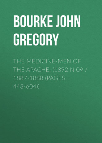 Bourke John Gregory. The Medicine-Men of the Apache. (1892 N 09 / 1887-1888 (pages 443-604))