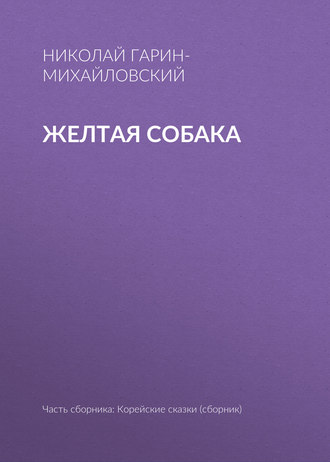 Желтая собака. Николай Гарин-Михайловский
