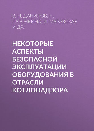 Некоторые аспекты безопасной эксплуатации оборудования в отрасли котлонадзора. В. Н. Данилов