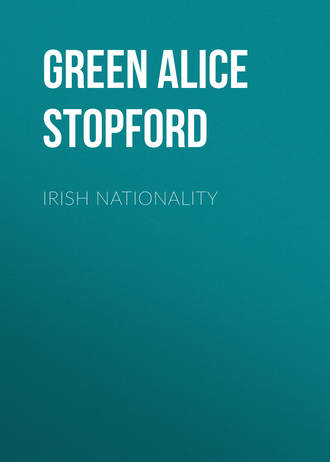 Green Alice Stopford. Irish Nationality
