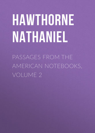 Натаниель Готорн. Passages from the American Notebooks, Volume 2