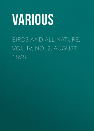 Various. Birds and all Nature, Vol. IV, No. 2, August 1898