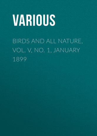 Various. Birds and all Nature, Vol. V, No. 1, January 1899