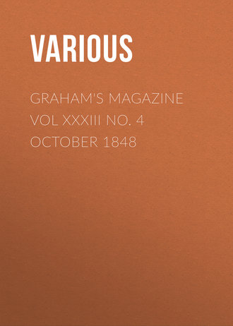 Various. Graham's Magazine Vol XXXIII No. 4  October 1848