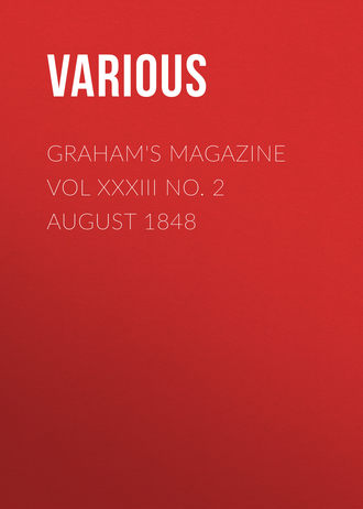 Various. Graham's Magazine Vol XXXIII No. 2 August 1848