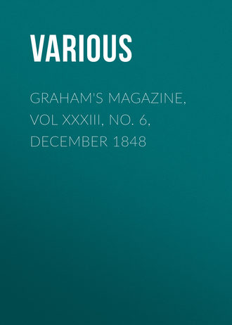 Graham's Magazine, Vol XXXIII, No. 6, December 1848. 