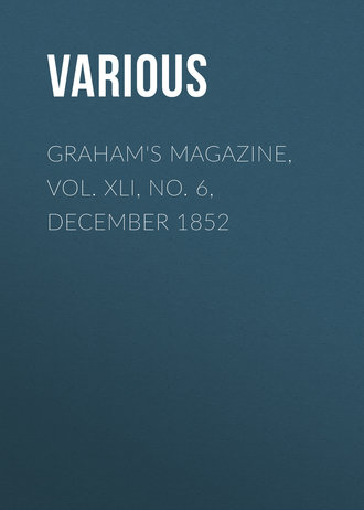 Various. Graham's Magazine, Vol. XLI, No. 6, December 1852