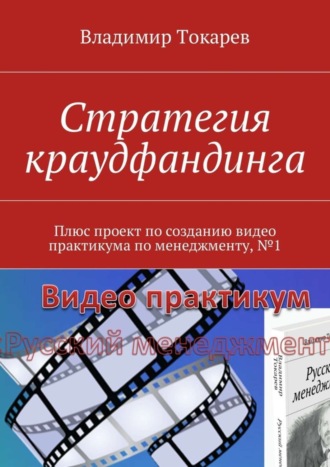 Стратегия краудфандинга. Плюс проект по созданию видео практикума по менеджменту, №1. Владимир Токарев