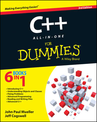 Jeff  Cogswell. C++ All-in-One For Dummies