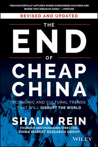Shaun  Rein. The End of Cheap China, Revised and Updated. Economic and Cultural Trends That Will Disrupt the World