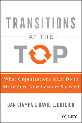 David L. Dotlich. Transitions at the Top. What Organizations Must Do to Make Sure New Leaders Succeed