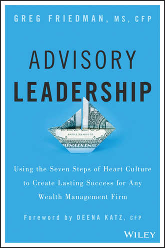 Greg  Friedman. Advisory Leadership. Using the Seven Steps of Heart Culture to Create Lasting Success for Any Wealth Management Firm