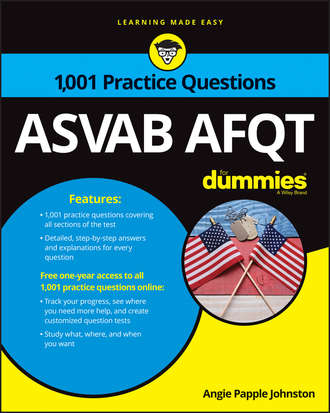 Angie Johnston Papple. 1,001 ASVAB AFQT Practice Questions For Dummies