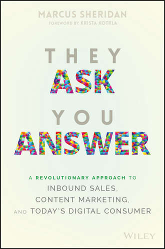 Marcus  Sheridan. They Ask You Answer. A Revolutionary Approach to Inbound Sales, Content Marketing, and Today's Digital Consumer