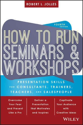 Jolles Robert L.. How to Run Seminars and Workshops. Presentation Skills for Consultants, Trainers, Teachers, and Salespeople