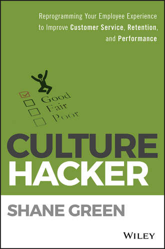 Shane  Green. Culture Hacker. Reprogramming Your Employee Experience to Improve Customer Service, Retention, and Performance