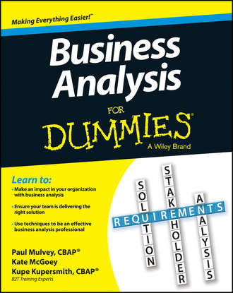 Kupe  Kupersmith. Business Analysis For Dummies