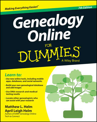 April Helm Leigh. Genealogy Online For Dummies