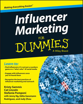 Jenny  Ng. Influencer Marketing For Dummies