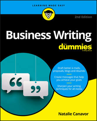 Natalie Canavor. Business Writing For Dummies