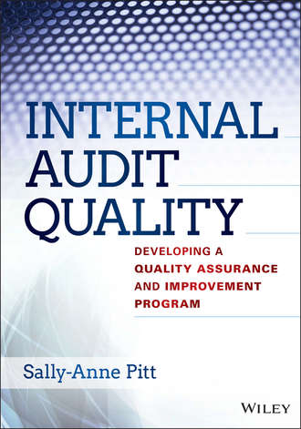 Sally-Anne  Pitt. Internal Audit Quality. Developing a Quality Assurance and Improvement Program