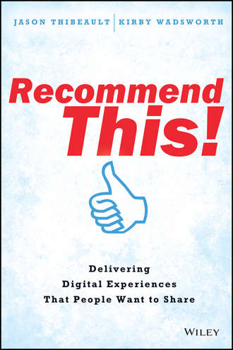 Jason  Thibeault. Recommend This!. Delivering Digital Experiences that People Want to Share