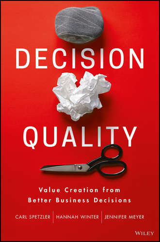 Jennifer  Meyer. Decision Quality. Value Creation from Better Business Decisions