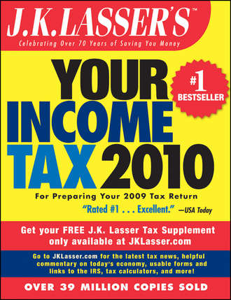 J.K. Institute Lasser. J.K. Lasser's Your Income Tax 2010. For Preparing Your 2009 Tax Return