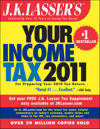 J.K. Institute Lasser. J.K. Lasser's Your Income Tax 2011. For Preparing Your 2010 Tax Return