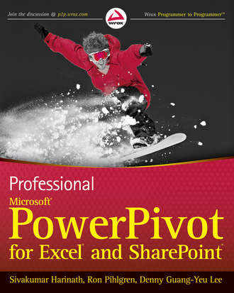Sivakumar  Harinath. Professional Microsoft PowerPivot for Excel and SharePoint