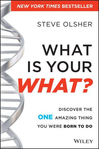 Steve  Olsher. What Is Your WHAT?. Discover The One Amazing Thing You Were Born To Do