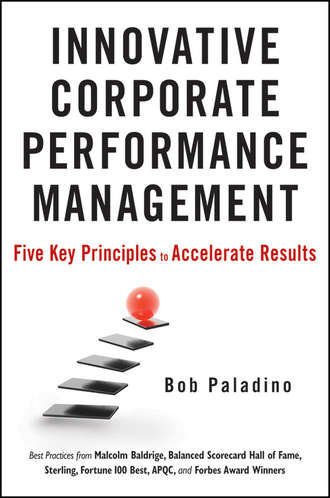 Bob  Paladino. Innovative Corporate Performance Management. Five Key Principles to Accelerate Results