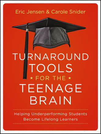 Eric  Jensen. Turnaround Tools for the Teenage Brain. Helping Underperforming Students Become Lifelong Learners