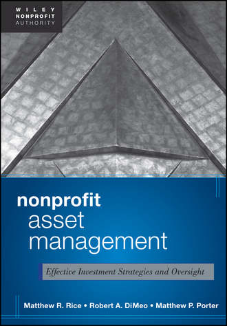 Matthew  Rice. Nonprofit Asset Management. Effective Investment Strategies and Oversight