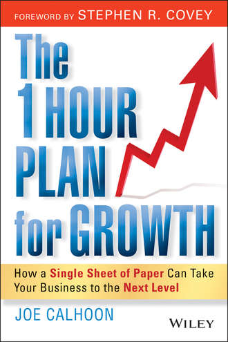 Joe  Calhoon. The One Hour Plan For Growth. How a Single Sheet of Paper Can Take Your Business to the Next Level