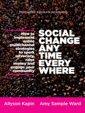 Allyson  Kapin. Social Change Anytime Everywhere. How to Implement Online Multichannel Strategies to Spark Advocacy, Raise Money, and Engage your Community